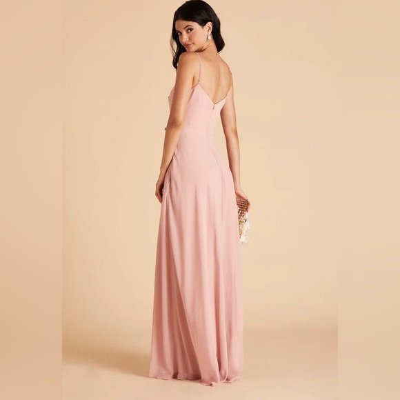 Birdy Grey DEVIN CONVERTIBLE DRESS CHIFFON DUSTY ROSE XL NEW NWT BRIDESMAID - Picture 2 of 4